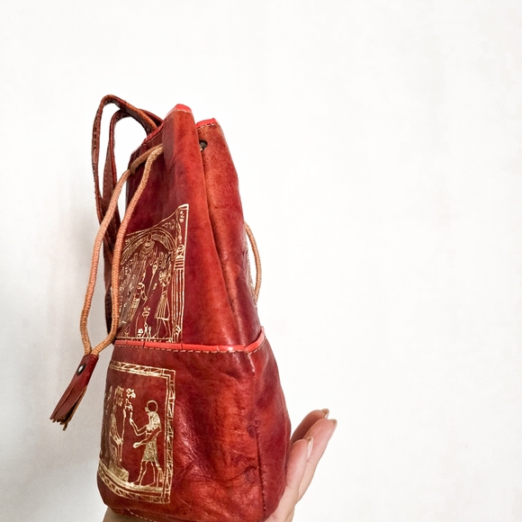 Vintage Mini Egyptian Bucket Bag - Picture 5 of 13